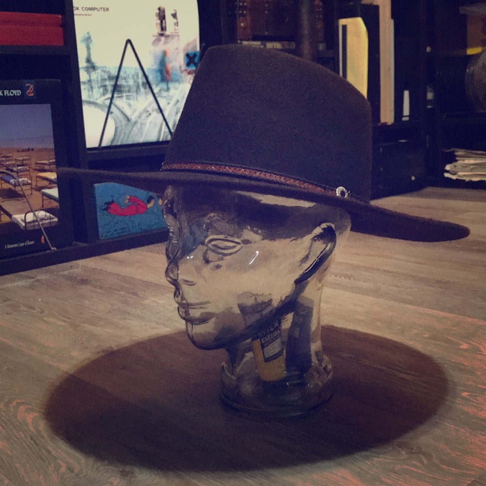 GENUINE VINTAGE SZ L SILVER CANYON COWBOY HAT